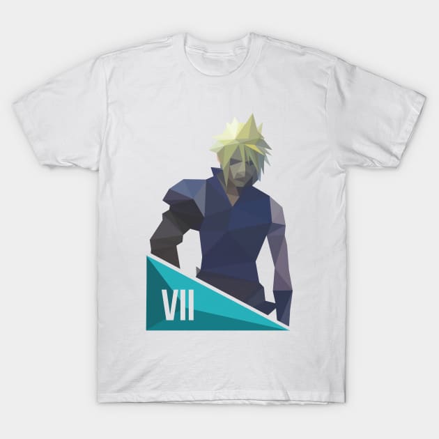 Cloud from VII T-Shirt by charlytanne